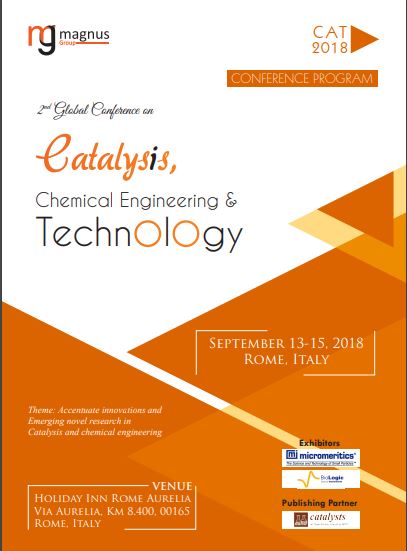 2nd Edition of Global Conference on Catalysis, Chemical Engineering and Technology Program